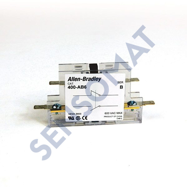 400-AB6 Allen-Bradley NO/NC 3P 50-90 Amp Auxi