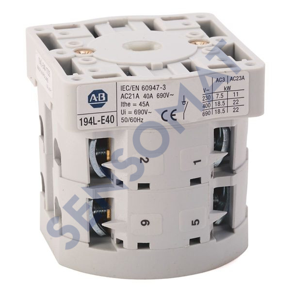 194L-E40-1753 Allen-Bradley 40 A 194L Load Sw